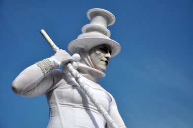 Sanatçı stilts, sokak Tiyatrosu