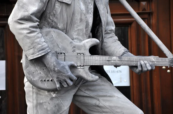 Beeldje Statues vivantes les champions du monde des statues vivantes — Photo