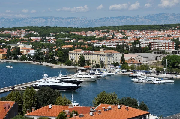 Letecký pohled na město zadar, Chorvatsko — Stock fotografie