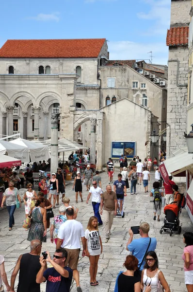 Śródziemnomorskie miasto Split, Chorwacja — Zdjęcie stockowe