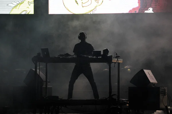 Fatboy Slim blanda live — Stockfoto