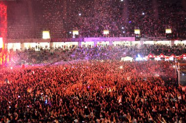People at a live concert