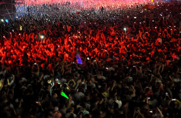 Crowd at concert — Stock Photo, Image