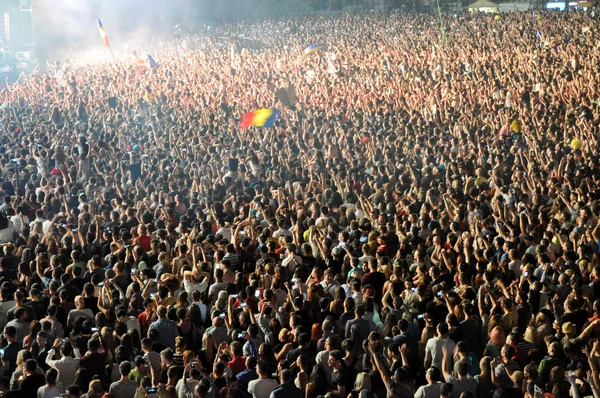 Parti kalabalık konser dans