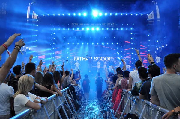 Fatman Scoop live konsert — Stockfoto