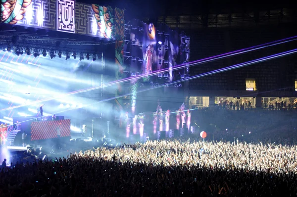 Multitud en concierto — Foto de Stock