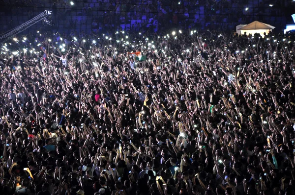 Menschen bei einem Live-Konzert — Stockfoto