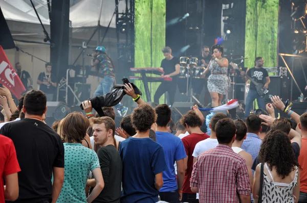 Rockkonsert — Stockfoto