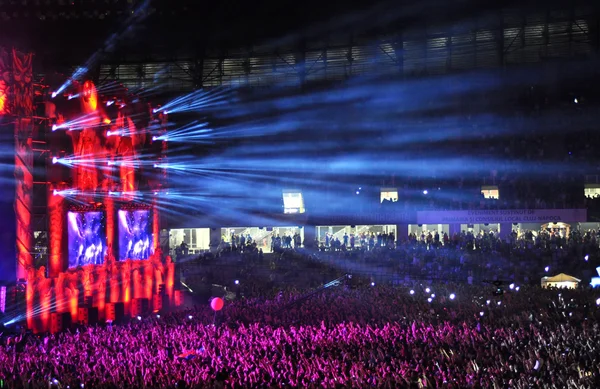 Persone a un concerto dal vivo — Foto Stock