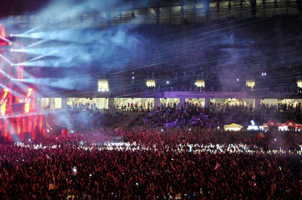 İnsanlar bir canlı konser