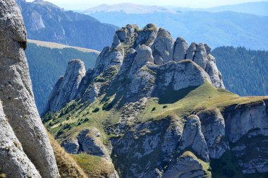 Mountain landscape in the Carpathians clipart