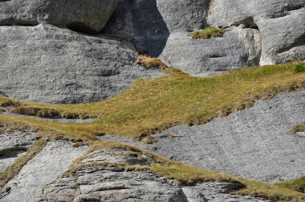 Conglomerate rocks in the mountains — Stock Photo, Image