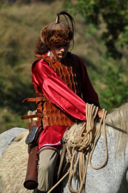 Binicilik gösteri geleneksel kostümleri