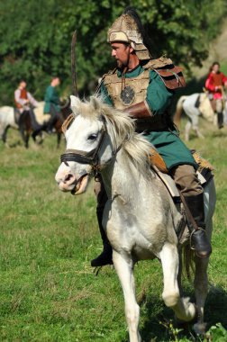 Binicilik gösteri geleneksel kostümleri