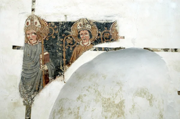 Ancient fresco, mural — Stock Photo, Image