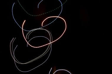 soyut ışık boyama