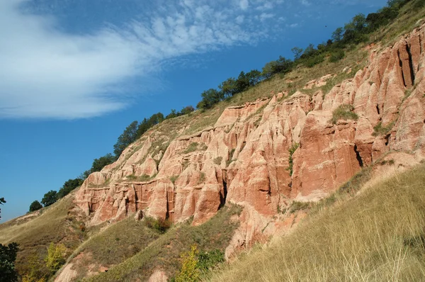 Geologischen Reservats. die schlucht von rapa rosie, rumänien — Stockfoto