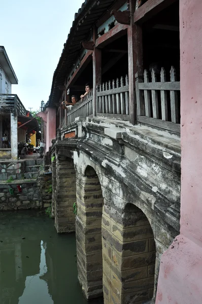 Die japanische Brücke in hoi an, Vietnam — Stockfoto