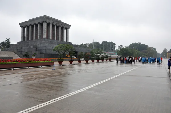 Ho Chi Minh mausoleum in Hanoi, Vietnam — Stock Photo, Image