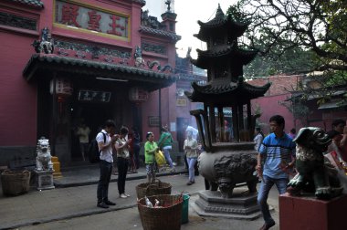 Yeşim İmparator Pagoda. Saigon, Vietnam