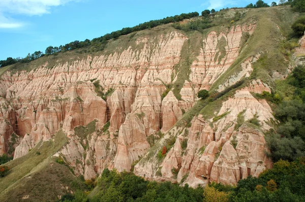 Reserva geológica. El barranco de Rapa Rosie, Rumania —  Fotos de Stock