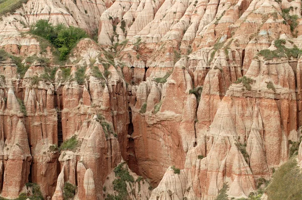 Geologische reserve. Het ravijn van Rapa Rosie, Roemenië — Stockfoto