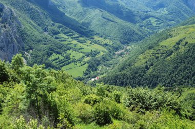 Tepeler üzerinde bahar