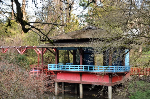 Casa japonesa abandonada en el bosque —  Fotos de Stock