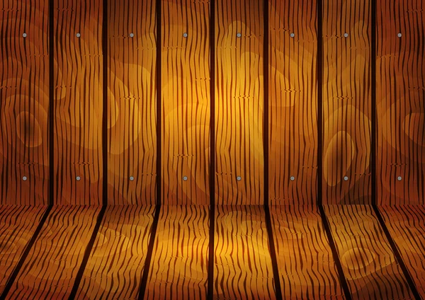 Fundo de madeira em cores marrons — Vetor de Stock