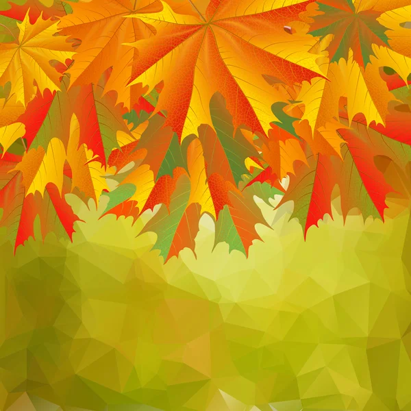 Podzim opustí pozadí — Stockový vektor