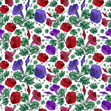 Kusursuz çiçek deseni 