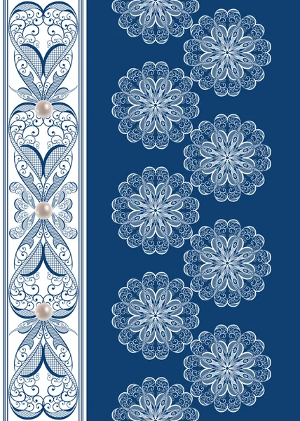 Patrón ornamental sin costura — Vector de stock