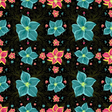 Kusursuz çiçek deseni