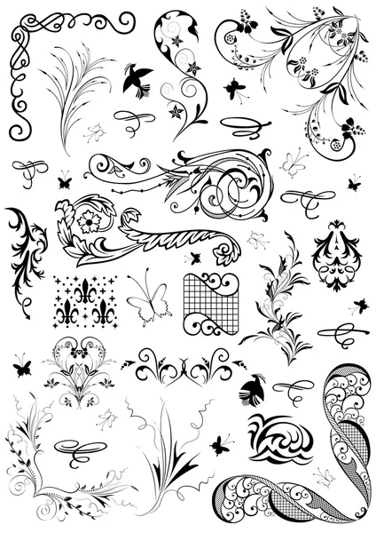 Design elements collection — Stock Vector