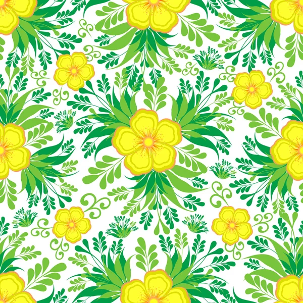 Seamless floral pattern — Stock Vector