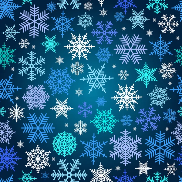 Bezešvé snowflake vzor — Stockový vektor