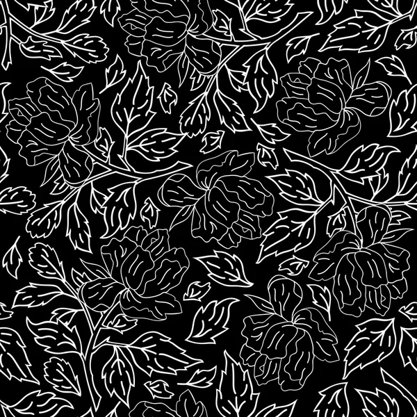 Modèle floral sans couture — Image vectorielle