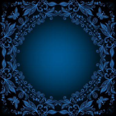 çiçekli dantelli arka plan 