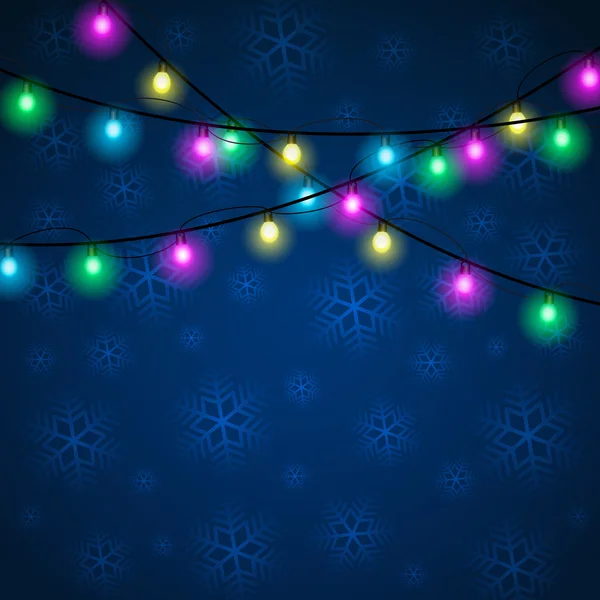Christmas lights — Stock Vector