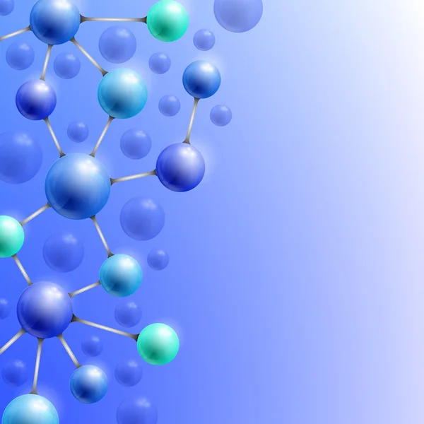 抽象的な背景が分子 — ストックベクタ