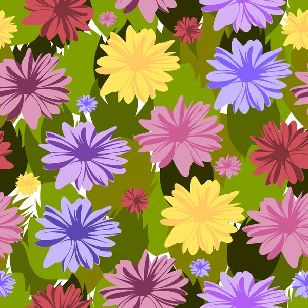 Seamless floral pattern — Stock Vector