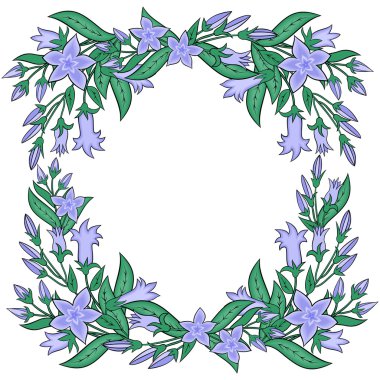 soyut çerçeve çiçek 