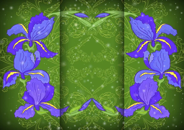 Cadre iris — Image vectorielle