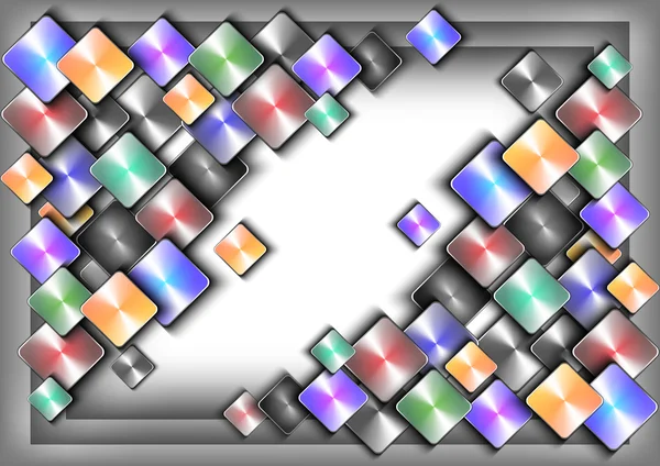 Boutons colorés abstraits — Image vectorielle