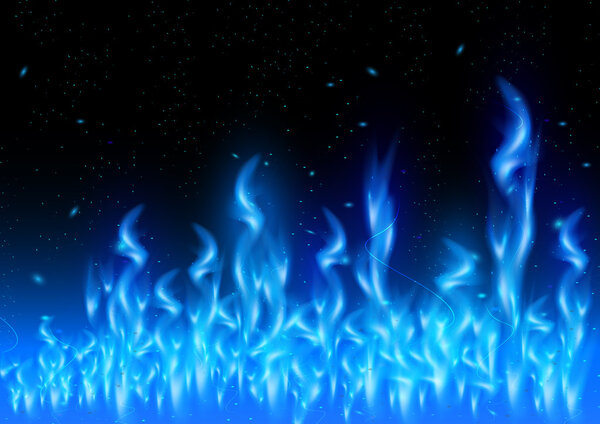 Blue flame