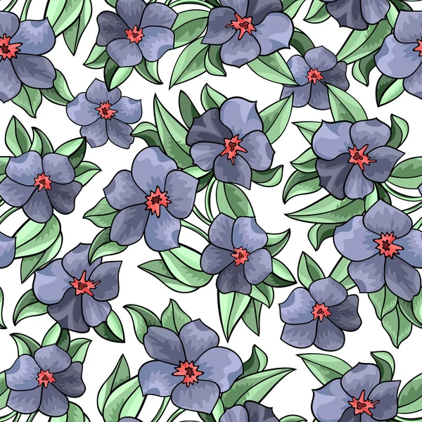 Seamless floral pattern — Stock Vector