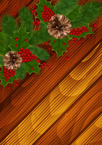 Weihnachtlicher Hintergrund — Stockvektor