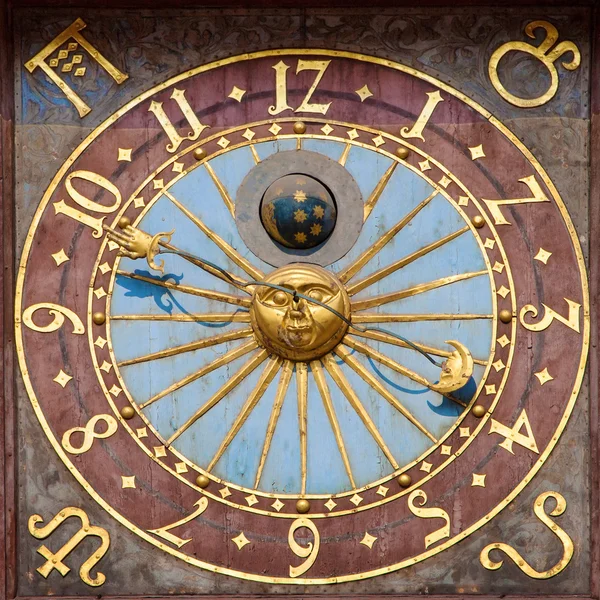 Orloj z Wroclaw radnice — Stock fotografie