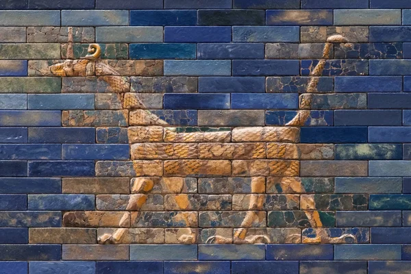 Mosaico de un Dragón en la Puerta de Ishtar —  Fotos de Stock