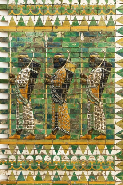 Frieze of Persian Archers — Stok Foto